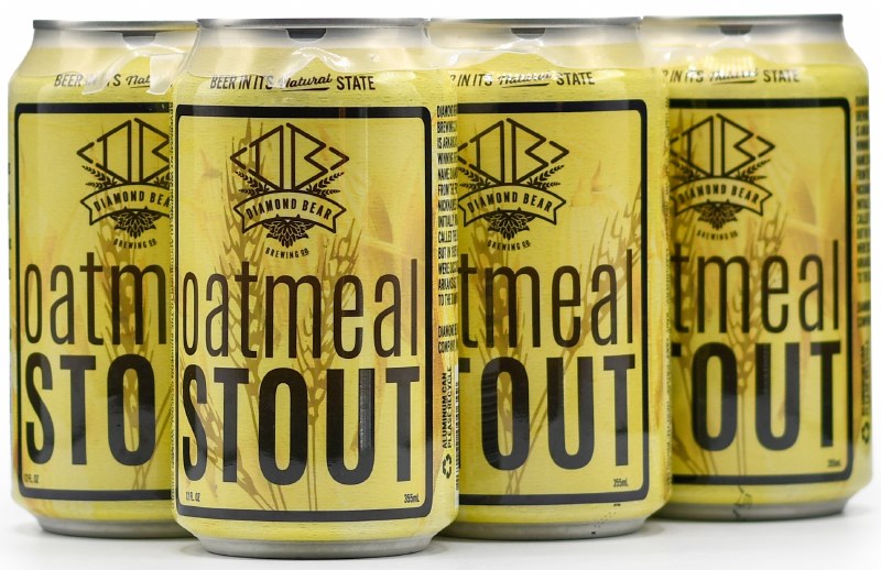 Diamond Bear Oatmeal Stout 6pk 12oz Can Legacy Wine and Spirits